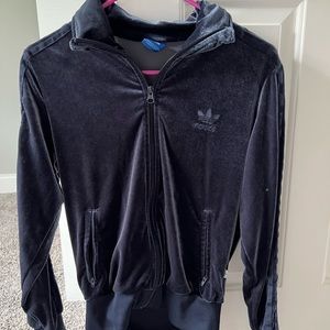 Adidas Velvet Navy Blue Jacket